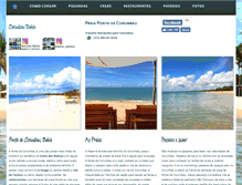 Tablet Screenshot of corumbau.net.br